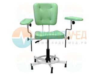 Кресло донорское ММ-25 с двумя подлокотниками, газлифт
